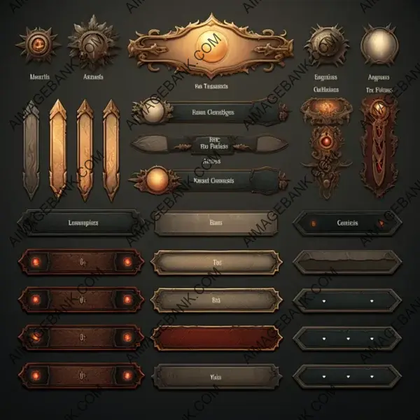 Customize Your Game with Beautiful Fantasy UI/UX