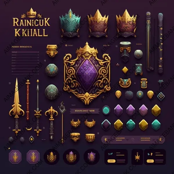 Regal Gaming: Royal Kingdom UI Interface