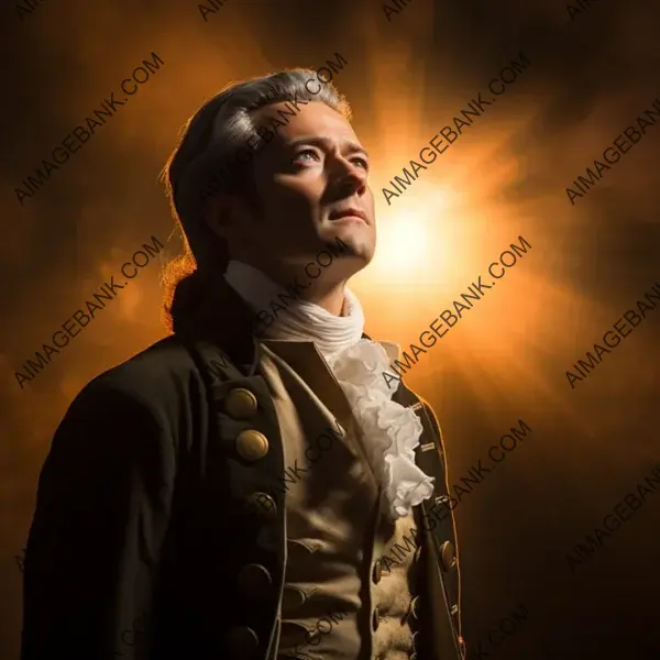 Dramatic Lighting Captures Alexander Hamilton in 4K