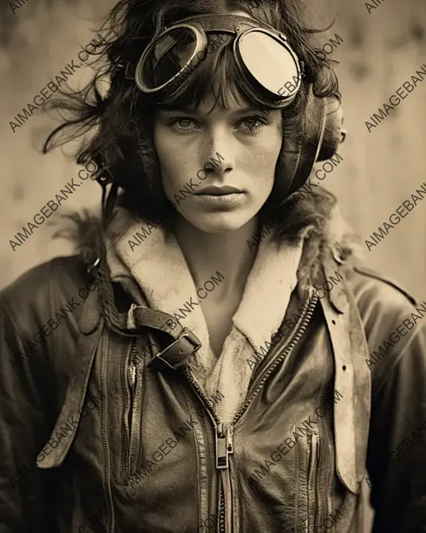 Vintage Portraits Crafted by Amelia Earhart