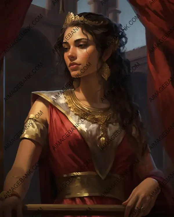 Classical-Inspired Portrait of Cassandra