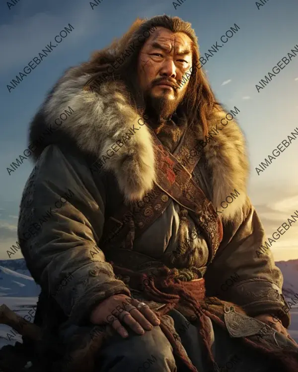 Captivating Timeless Portrait: Genghis Khan