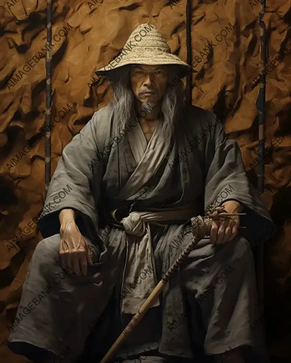 Explore Sepia-Toned Portrayals of Historical Figures by Ishikawa Goemon