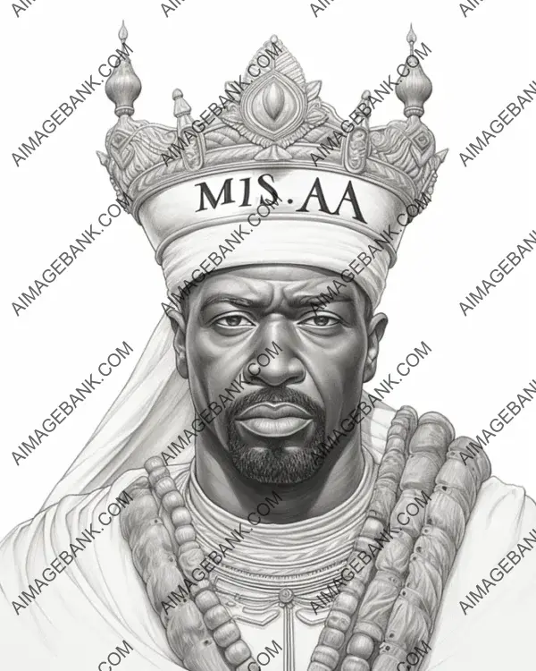 Mansa Musa&#8217;s Artistry in Black and White Portrait Design