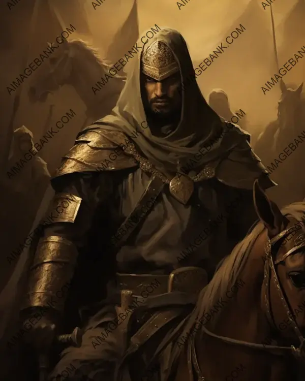 Explore Sepia-Toned Artistic Depictions Crafted by Saladin