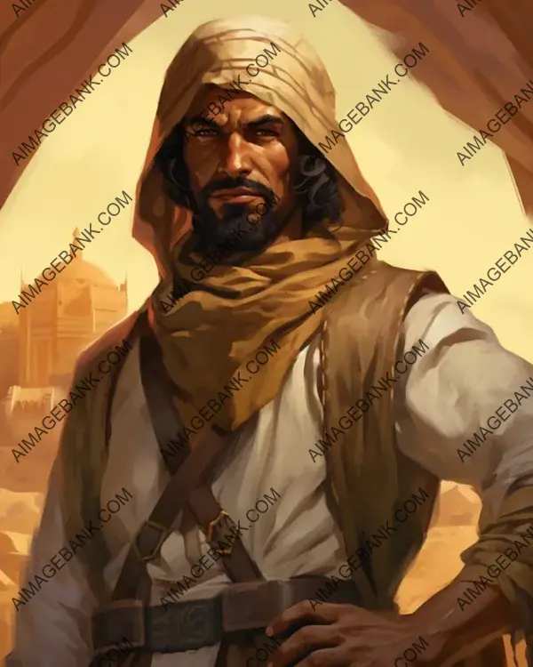 Ibn Battuta&#8217;s artistry shines through sepia-toned historical visuals.