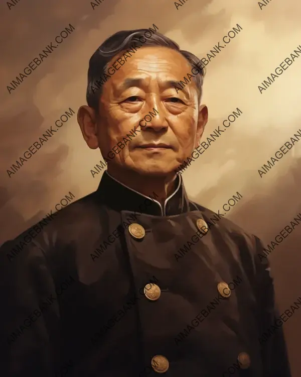 Mochitsura Hashimoto&#8217;s sepia-toned artistry in historical portraits.