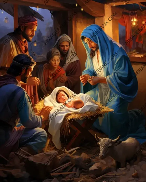 Nativity&#8217;s artistry captures the essence of the divine birth in history.