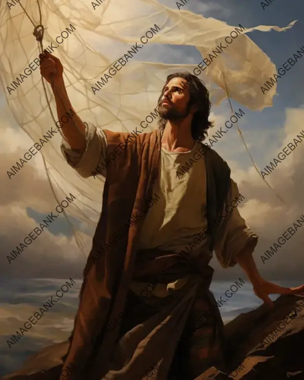 Andrew the Apostle&#8217;s artistry brings his historical role to life with dramatic visuals.