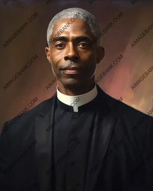 Bishop Daniel Alexander Payne&#8217;s artistry brings his historical role to life with intricate visuals.