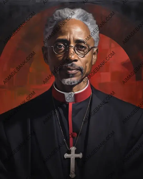 Bishop Daniel Alexander Payne&#8217;s detailed artwork highlights the historical significance of his contributions.