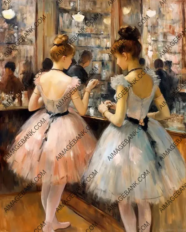 Edgar Degas&#8217;s artistry brings the world of ballet to life with captivating visuals.