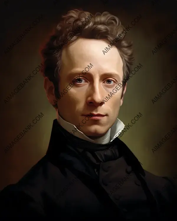 Giacomo Leopardi&#8217;s Artistry Preserves History with a Sepia Touch in His Portraits.