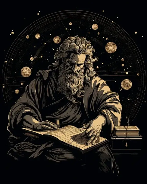 Hipparchus&#8217; Vintage Black and White Depictions Immortalize the Historical Impact of His Work in Astronomy.