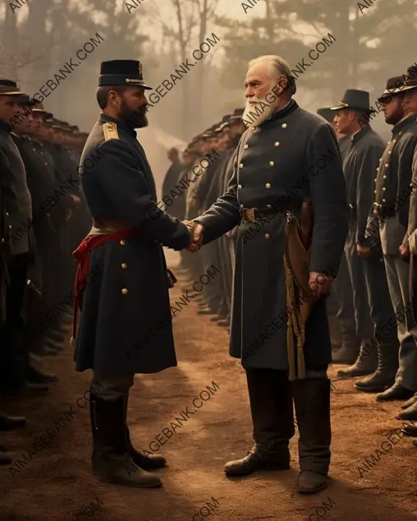 Reliving History: The Surrender of General Lee at Appomattox.