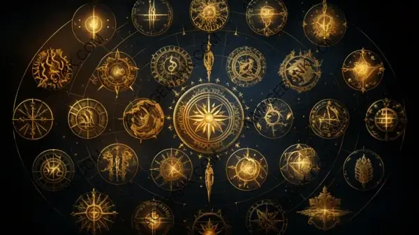 Explore the mystique of alchemical symbols in this image.