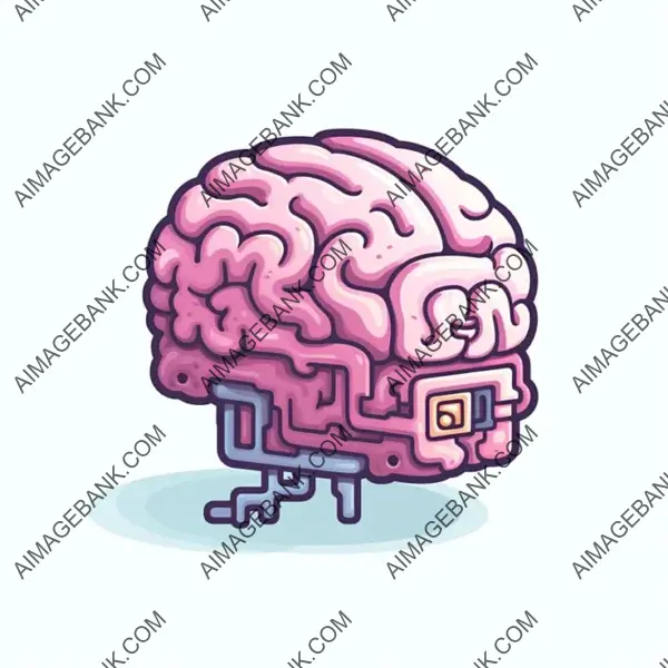 Delight in the nostalgia of pixel art with this brain.