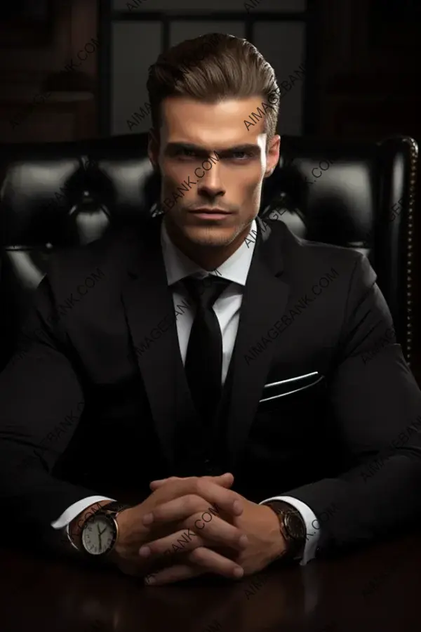 Sharp-Dressed: Wise Man in a Classic Black Suit