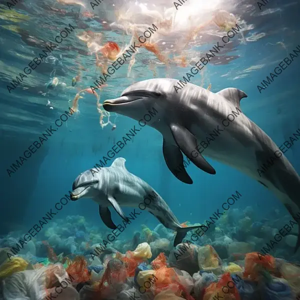 Ocean Cleanup Efforts: Dolphins and Plastic Bottles