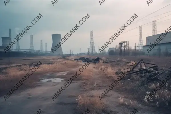 Abandoned Industrial Zone with Nuclear Risk Formulation