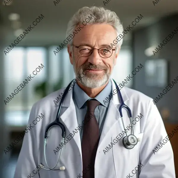 Middle-Age Primary Care Doctor Smiling and Compassionate