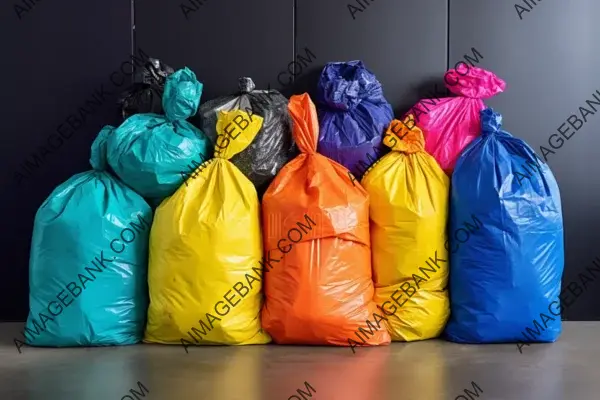 Colorful and Eye-Catching Trash Bags