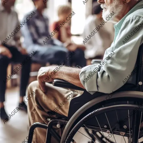 Empowering People with Disabilities: A High-Quality 4K Stock Image.