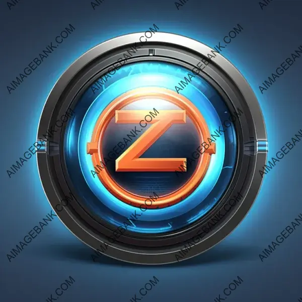 Zoom Icon Isolated on a Background  Color