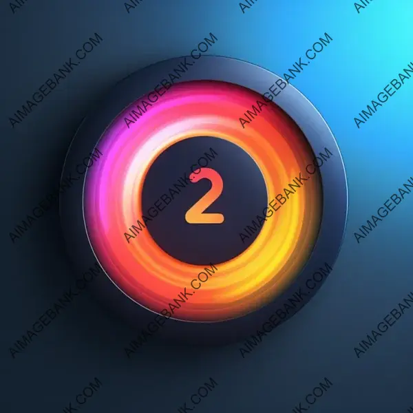 Isolated Zoom Icon with a Striking Appearance on 0a0a0a Background