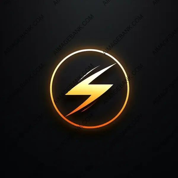 Zoom Icon Isolated on a Stylish Black Background