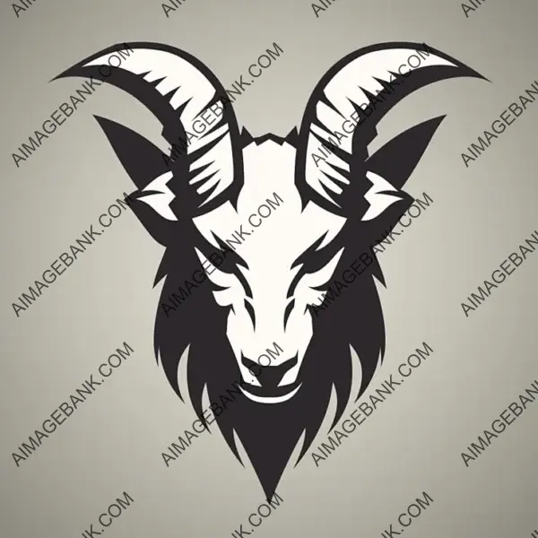 &#8220;Evil Goat&#8221; Logo: A Clean and Minimalistic Design