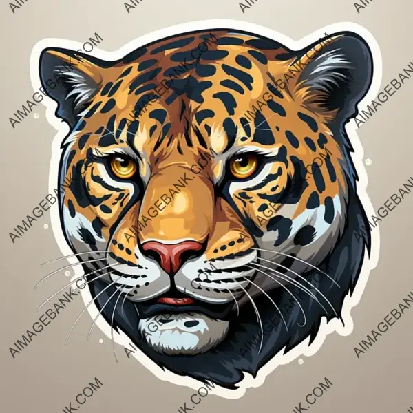 Vector Stickers with a Jaguar-Style Fantastic Design201