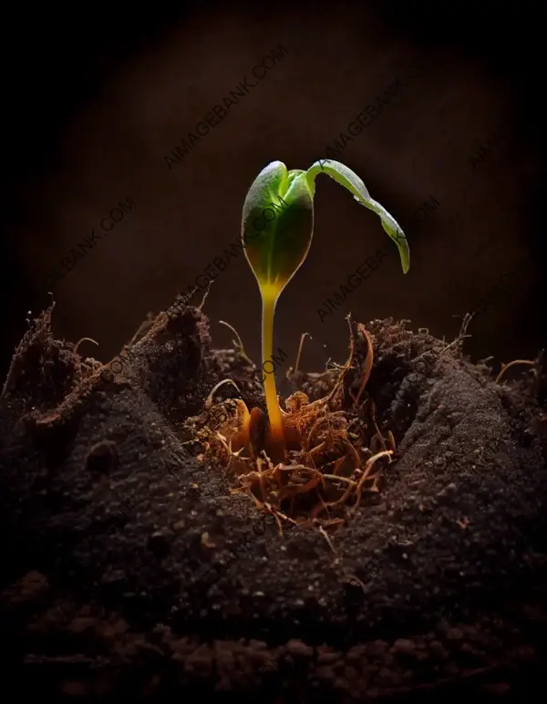 Dive into the Journey of a Seed Sprout as It Emerges from the Earth