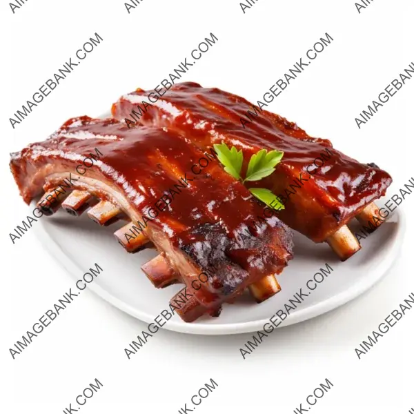 BBQ Perfection: Grilled or Smoked Pork Ribs.