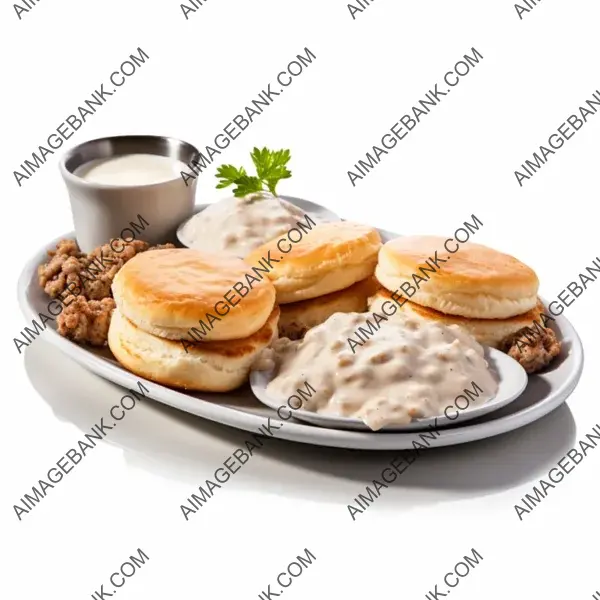 Dive into Comfort with Biscuits and Gravy.