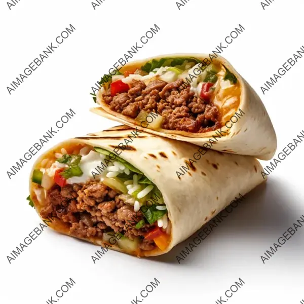 Dive into Flavorful Burrito with Wrapped Goodness.