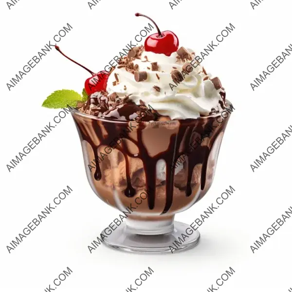 Chocolate Sundae Magic: A Sweet Treat.