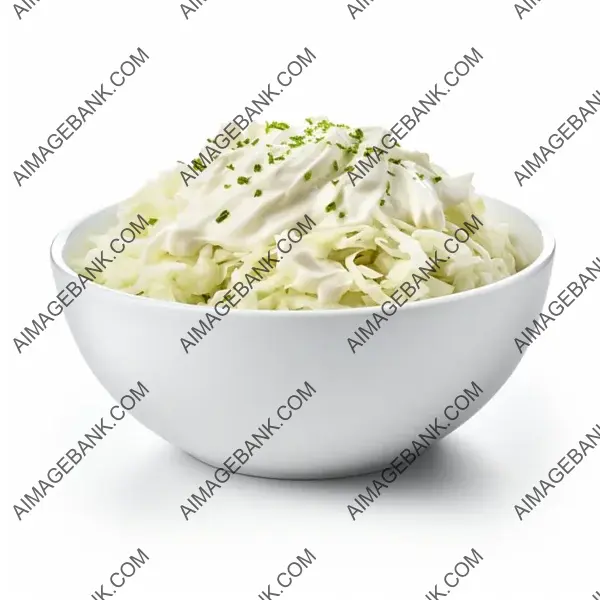 Coleslaw Magic: Shredded Cabbage Delight.