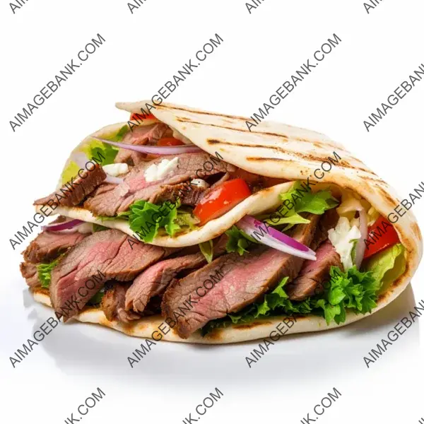 Gyro Slices: Seasoned Meat, Often Lamb or Beef, Packed with Flavor