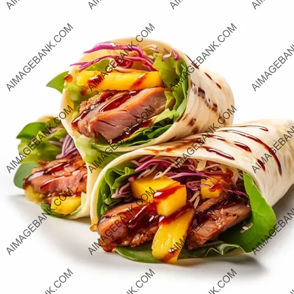 Treat Yourself to Hawaiian Fusion: Teriyaki Tuna Tacos Wrap Burger