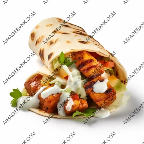 Savor the Fusion of Flavors with Butter Paneer Tikka Wrap Burger