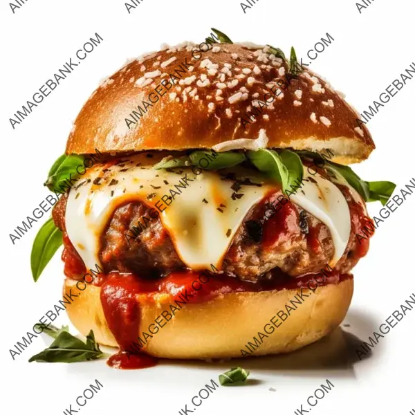 Italian Meatball Burger: A Fusion of Beef and Pork