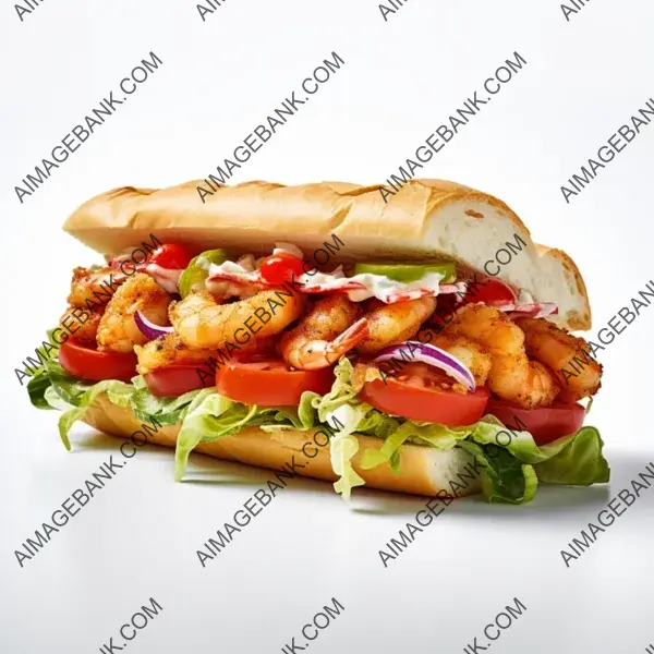 Shrimp Po&#8217; Boy Sandwich: Fried or Grilled