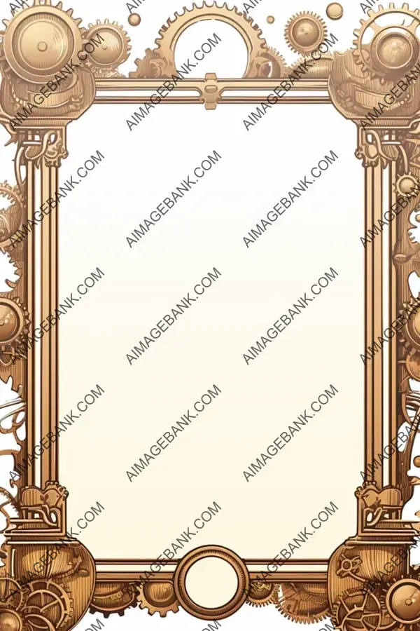 Steampunk Frame: Elegance in Simple Design