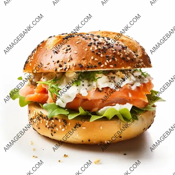 Wrap It Up: Grilled Smoked Salmon Bagel