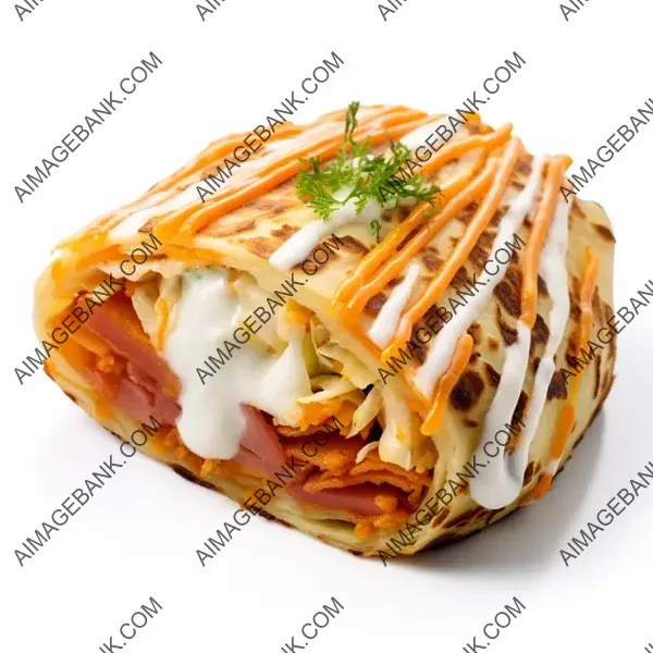 Savor the Fusion of Flavors in Hash Brown Wrap