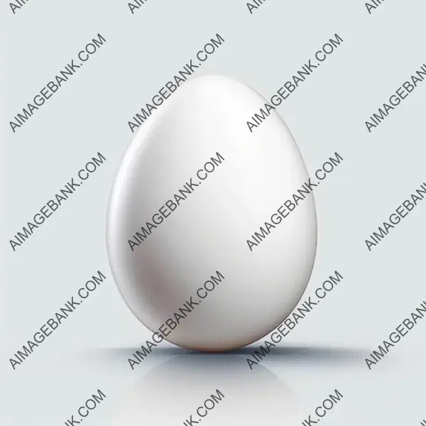 An egg represented in clipart style.