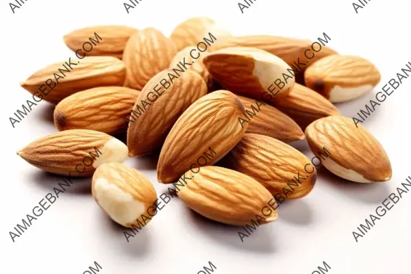 Plentiful Almonds Presented on a Simple Surface