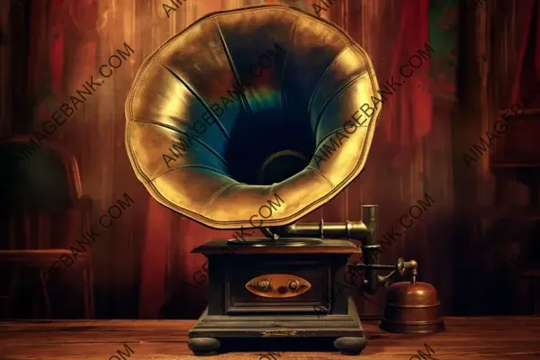 Digital Reminiscence: Old Phonograph Artwork