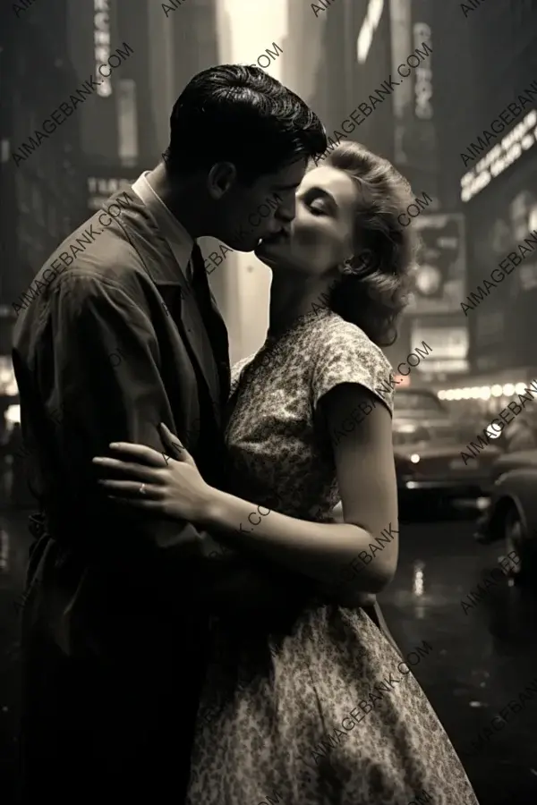 Times Square Kiss: A Captivating Moment in Black and White